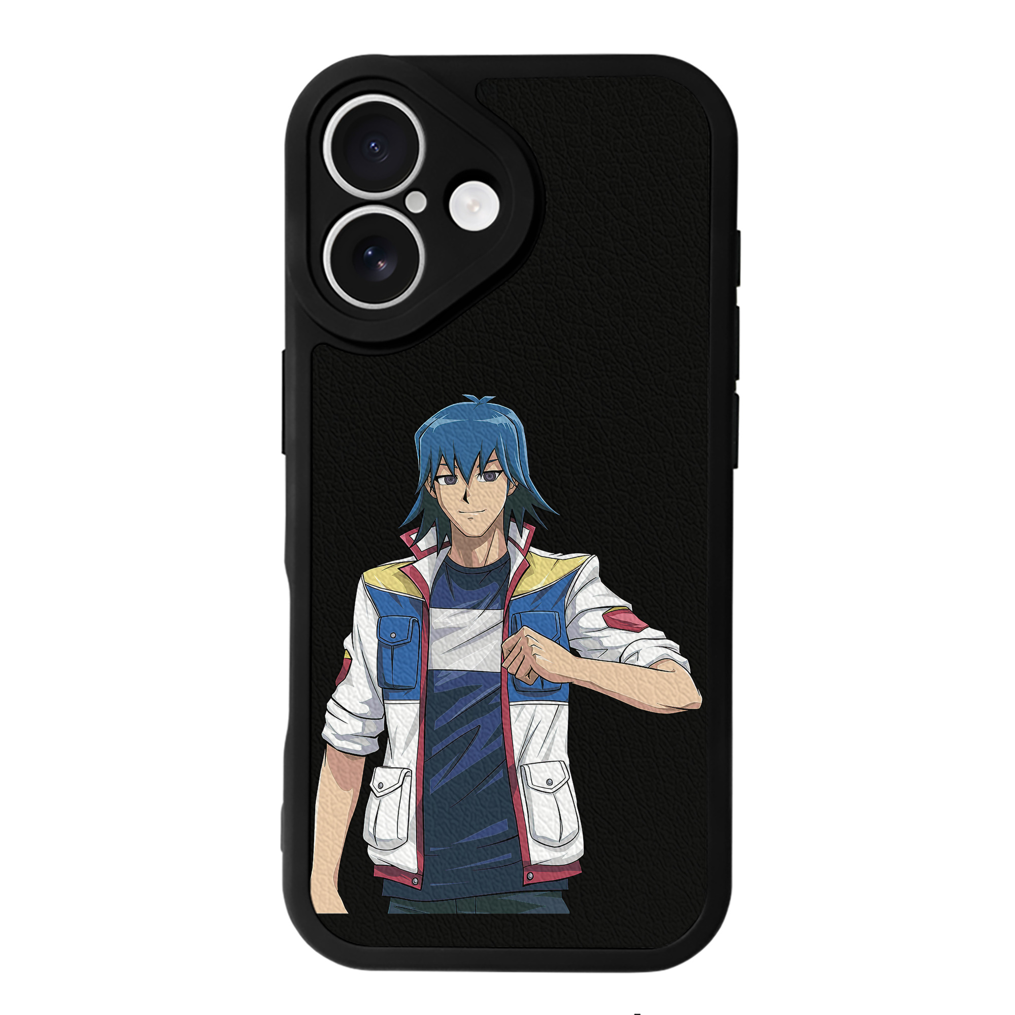 （画像用） 遊☆戯☆王 Yu-Gi-Oh! 【iPhone 16シリーズ対応】シリコンスマホケース（レザー調） 材質：シリコン